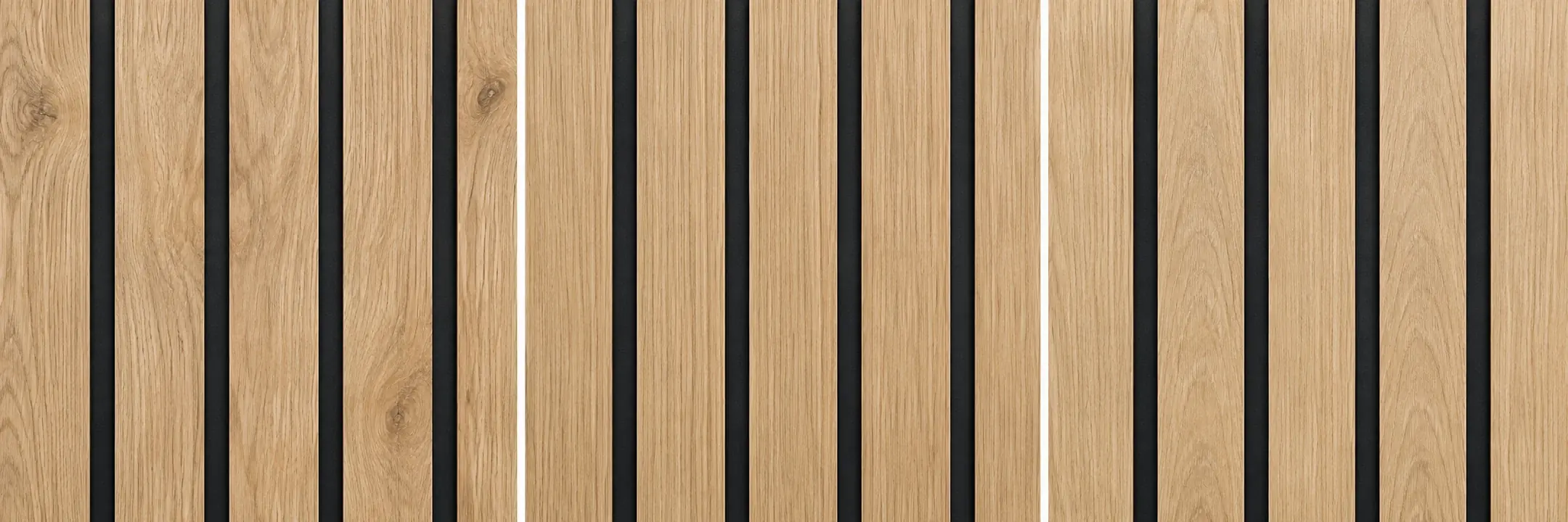 Grain illustration of straight slats with natural wood grain